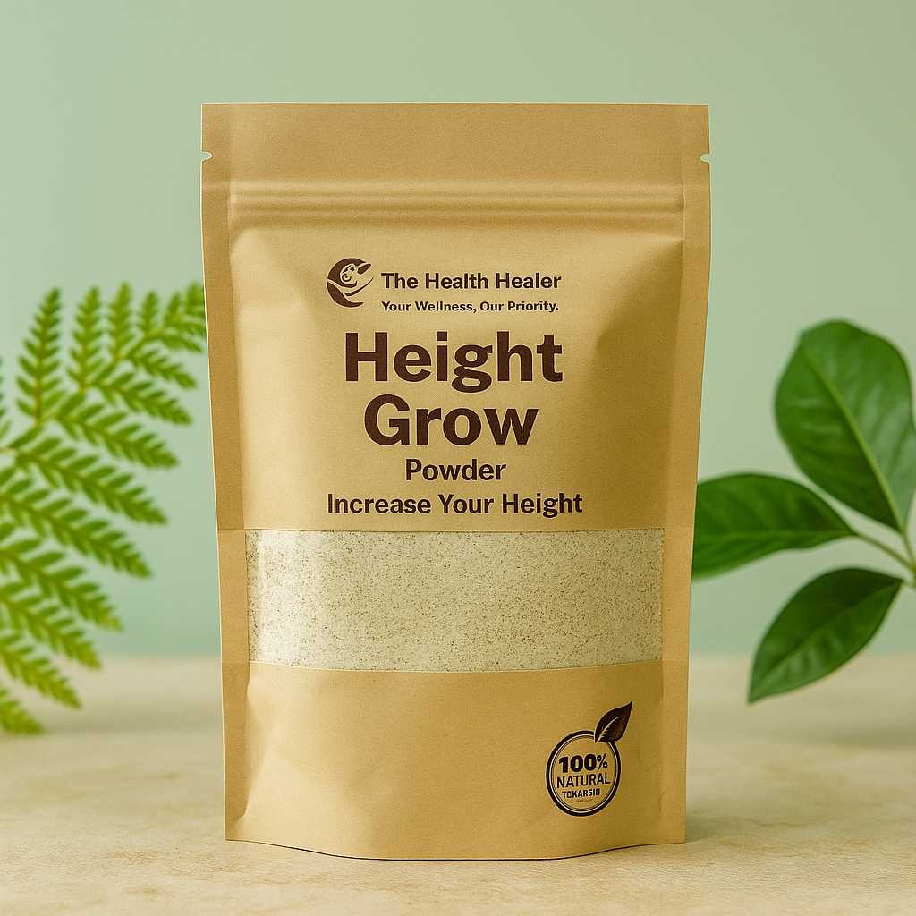 Height Grow Powder for Kids & Teens – Nutritional Formula for Bone Strength, Height Development & Daily Growth Support 100 GM  1 buy 1 get free